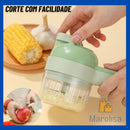 MINI Processador "Versa corte". Transforme sua rotina na cozinha com o Versa Corte! Triturador Multifuncional 4 em 1