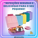 "Lancheira Térmica Bento com Compartimentos e Pote Inox - Ideal para Refeições Saudáveis". "Mantenha suas refeições frescas e organizadas onde quer que vá!"