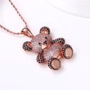 Colar com Pingente de Urso de Luxo vick.