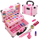 Kit Maleta de Maquiagem Infantil .Com uma maleta encantadora, nossas pequenas estrelas podem carregar a diversão para qualquer lugar, adicionando um toque de estilo à brincadeira.