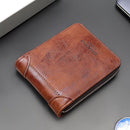 Carteira de couro masculina com ziper MAROLISACLASS , porta-cartões multifuncional, porta-moedas, casual, nova, 2023