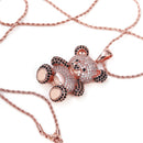 Colar com Pingente de Urso de Luxo vick.