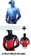 Roupas De Proteção Solar, Camisa De Pesca, Camisa De Secagem Rápida Respirável, Sportswear Com Capuz