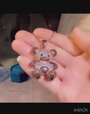 Colar com Pingente de Urso de Luxo vick.