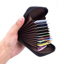 Carteira De Zíper Sanfonada Anti Furto