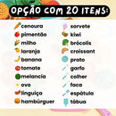 Kit de Brinquedos de Frutas e Verduras MAROLISA.