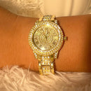 Relógio e Pulseira Luxuria ,pra quem gosta de brilhar .