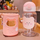 Garrafa Fofa de 600ml Escolar para Meninas