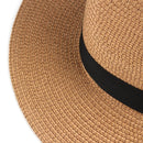 Chapéu Panamá Ajustável Clássico - Proteção UV Artesanal, Perfeito para Praia e Cidade, para Homens e Mulheres