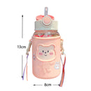 Garrafa Fofa de 600ml Escolar para Meninas