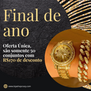 Relógio e Pulseira Luxuria ,pra quem gosta de brilhar .