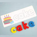 Brinquedo de Madeira para Aprendizado do Alfabeto Inglês ."ABC Brilliance: - Desperte o Gênio das Letras!"