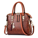 Bolsa Couro HAVEM Design Crocodilo