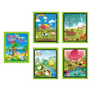 Livro de Colorir Reutilizável para Crianças