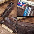 CARTEIRA JEEP EM COURO SISTEMA¨ RFID¨ anti-furto