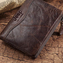 CARTEIRA JEEP EM COURO SISTEMA¨ RFID¨ anti-furto